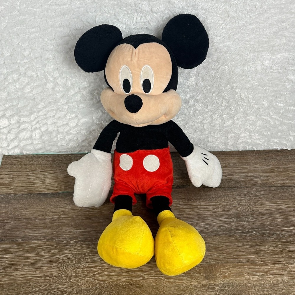 Disney Mickey Mouse Plush 18" Stuffed Animal Classic Park Cruise Gift Stuffie